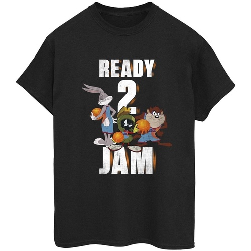Vêtements Femme T-shirts manches longues Space Jam: A New Legacy Ready 2 Jam Noir