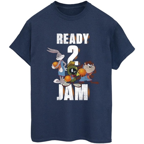 Vêtements Femme T-shirts manches longues Space Jam: A New Legacy Ready 2 Jam Bleu
