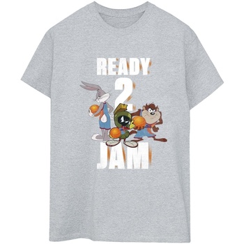 Vêtements Femme T-shirts manches longues Space Jam: A New Legacy Ready 2 Jam Gris