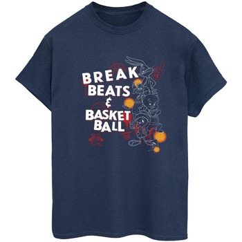Vêtements Femme T-shirts manches longues Space Jam: A New Legacy Break Beats & Basketball Bleu