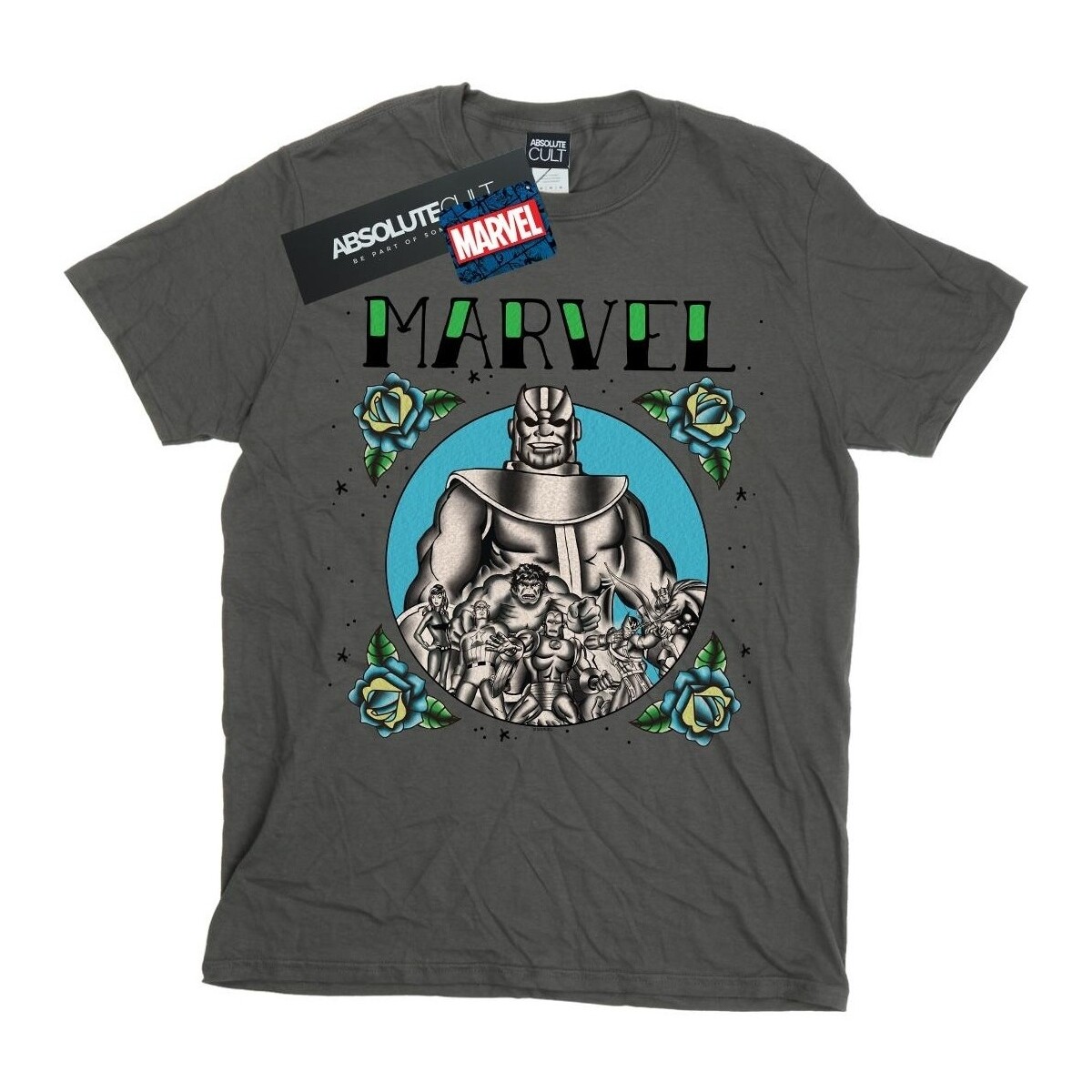Vêtements Homme T-shirts manches longues Marvel Avengers Group Tattoo Multicolore