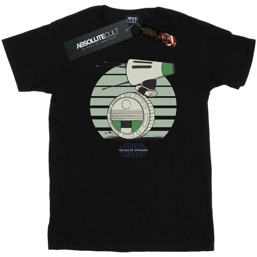 Vêtements Garçon T-shirts manches courtes Disney The Rise Of Skywalker D-O Rolling Green Noir