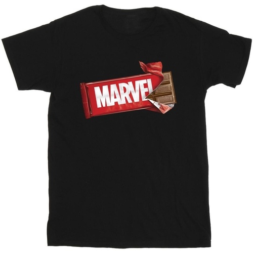 Vêtements Homme T-shirts manches longues Avengers, The (Marvel) Marvel Chocolate Noir