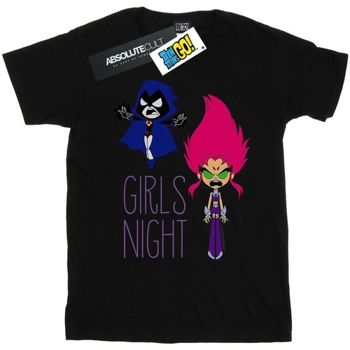Vêtements Garçon T-shirts manches courtes Dc Comics Teen Titans Go Girls Night Noir