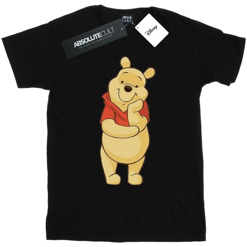 Vêtements Garçon T-shirts manches courtes Disney Winnie The Pooh Cute Noir