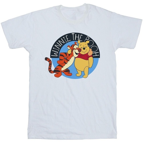 Vêtements Garçon T-shirts manches courtes Disney Winnie The Pooh With Tigger Blanc