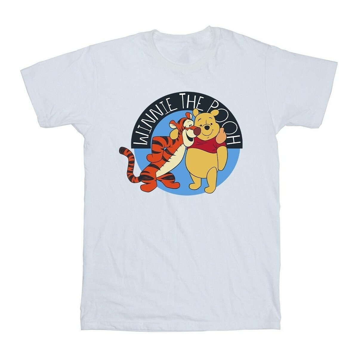 Vêtements Garçon T-shirts manches courtes Disney Winnie The Pooh With Tigger Blanc