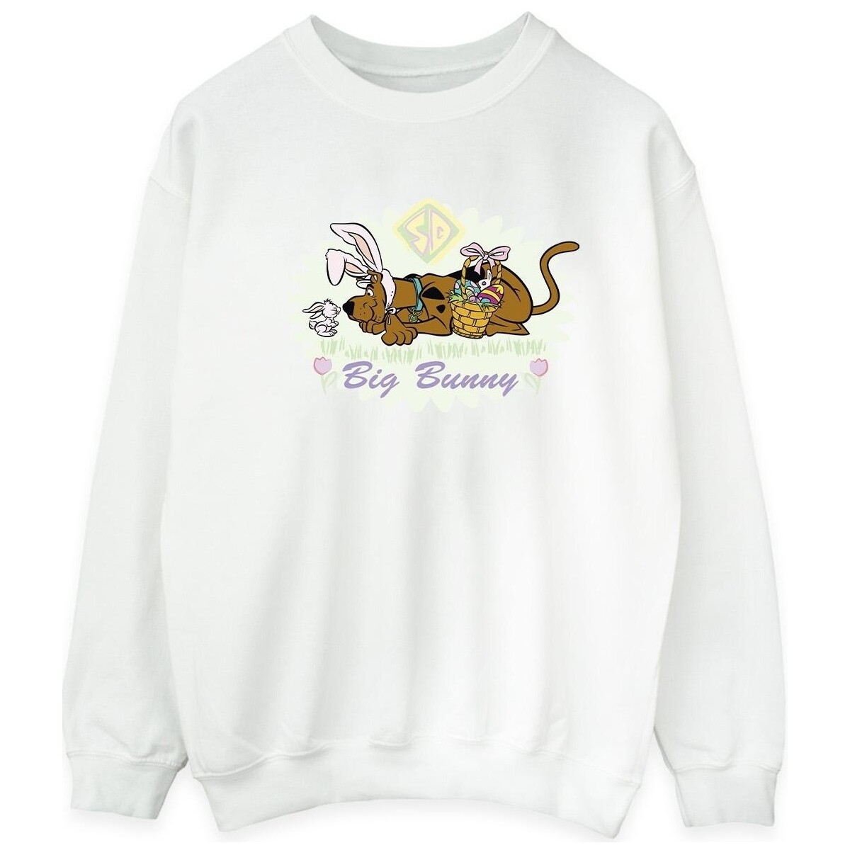 Vêtements Homme Sweats Scooby Doo Big Bunny Blanc