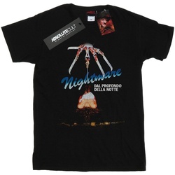 Vêtements Homme T-shirts manches longues A Nightmare On Elm Street Italian Movie Poster Noir