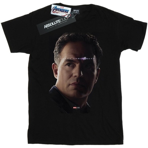 Vêtements Garçon T-shirts manches courtes Marvel Avengers Endgame Avenge The Fallen Bruce Banner Noir