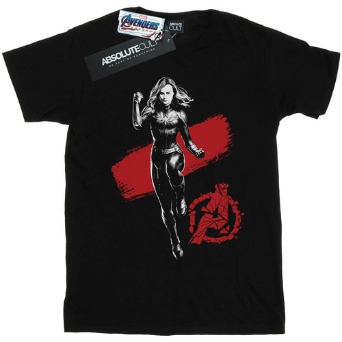Vêtements Garçon T-shirts manches courtes Marvel Avengers Endgame Mono Captain Noir