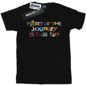 Vêtements Garçon T-shirts manches courtes Marvel Avengers Endgame Part Of The Journey Noir