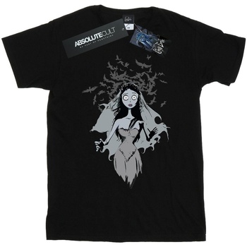 Vêtements Garçon T-shirts manches courtes Corpse Bride Crow Veil Noir