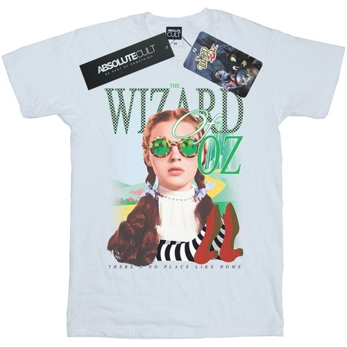 Vêtements Femme T-shirts manches longues The Wizard Of Oz Talkback short-sleeve T-shirt Grigio Blanc