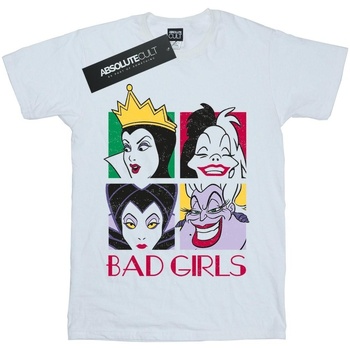 Vêtements Garçon T-shirts manches courtes Disney Villains Bad Girls Blanc
