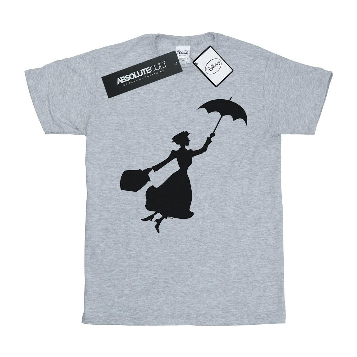 Vêtements Garçon T-shirts manches courtes Disney Mary Poppins Flying Silhouette Gris