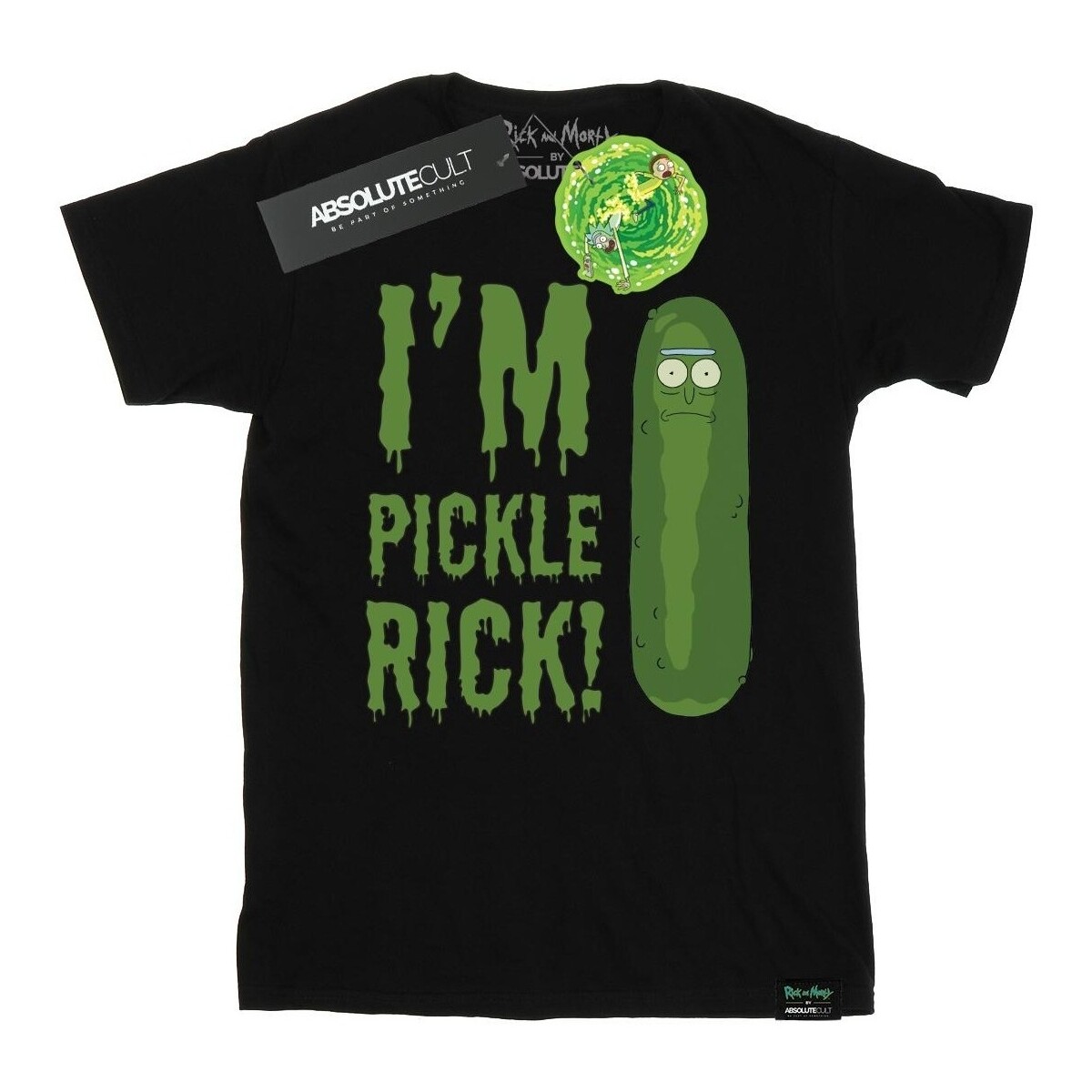 Vêtements Homme T-shirts manches longues Rick And Morty I'm Pickle Rick Noir