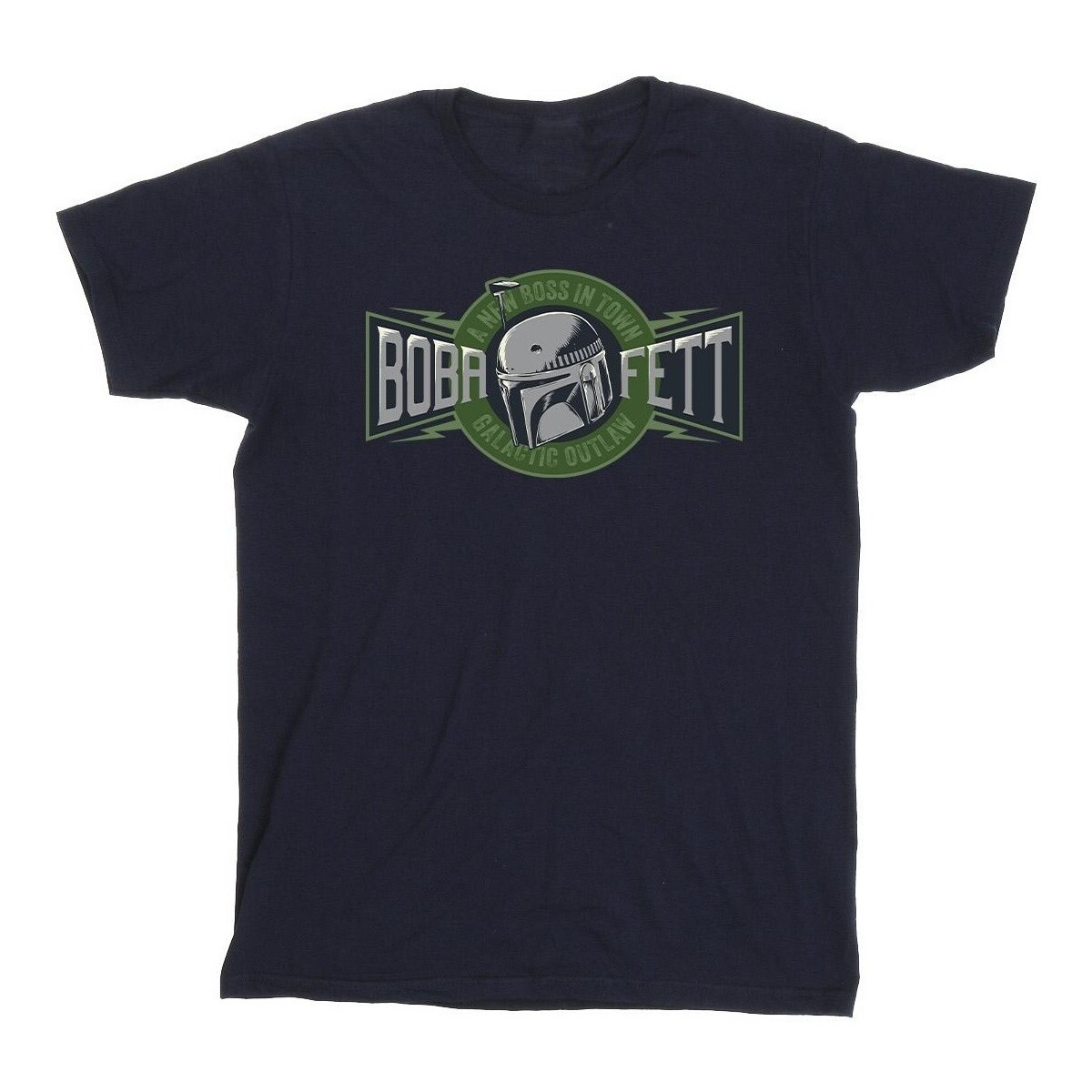 Vêtements Homme T-shirts manches longues Star Wars: The Book Of Boba Fett New Outlaw Boss Bleu