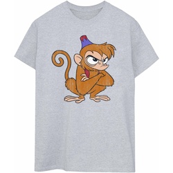 Vêtements Femme T-shirts manches longues Disney Aladdin Classic Angry Abu Gris