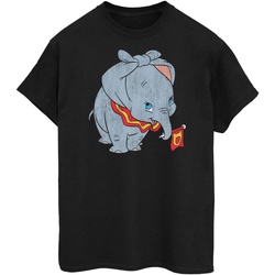 Vêtements Femme T-shirts manches longues Disney Dumbo Classic Tied Up Ears Noir