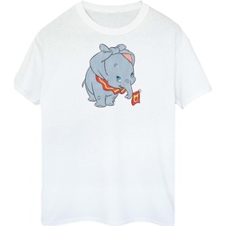 Vêtements Femme T-shirts manches longues Disney Dumbo Classic Tied Up Ears Blanc