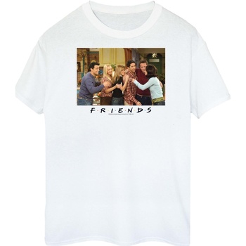 Vêtements Femme T-shirts manches longues Friends Group Photo Apartment Blanc