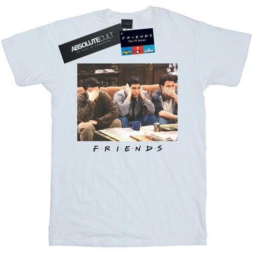 Vêtements Femme T-shirts manches longues Friends Three Wise Guys Blanc