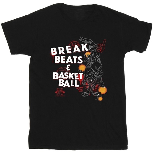 Vêtements Homme T-shirts manches longues Space Jam: A New Legacy Break Beats & Basketball Noir