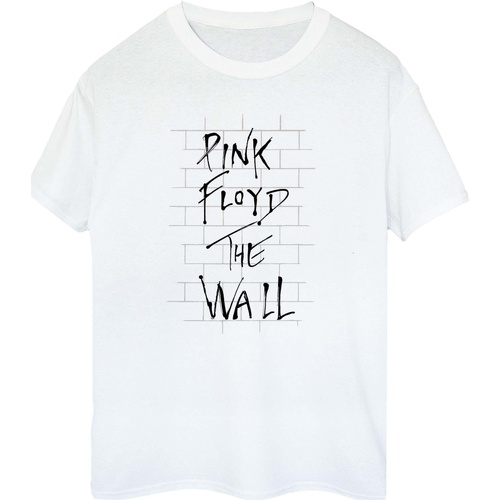 Vêtements Femme T-shirts manches longues Pink Floyd The Wall Blanc
