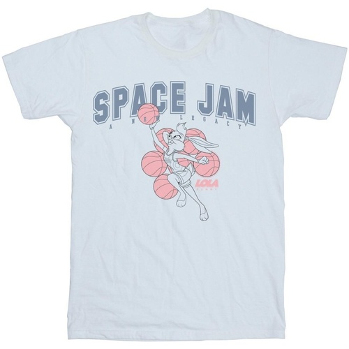 Vêtements Homme T-shirts manches longues Space Jam: A New Legacy Lola Collegiate Blanc