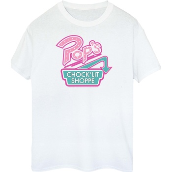 Vêtements Femme T-shirts manches longues Riverdale Pop's Chock'lit Shoppe Blanc