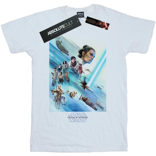 Vêtements Homme T-shirts manches longues Star Wars: The Rise Of Skywalker Resistance Poster Blanc