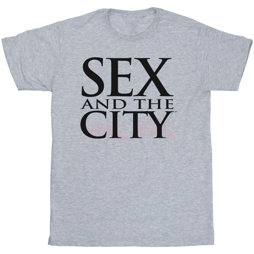 Vêtements Homme T-shirts manches longues Sex And The City Logo Skyline Gris