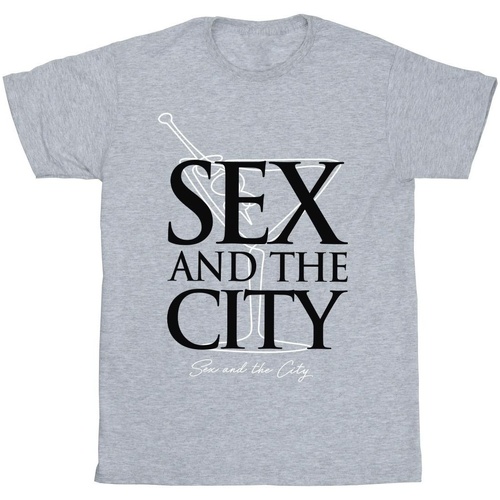 Vêtements Homme T-shirts manches longues Sex And The City Martini Logo Gris