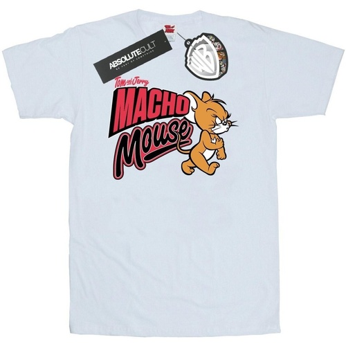 Vêtements Homme T-shirts com manches longues Dessins Animés Macho Mouse Blanc
