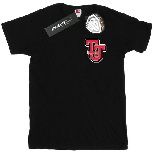 Vêtements Homme T-shirts manches longues Dessins Animés Collegiate Logo Noir