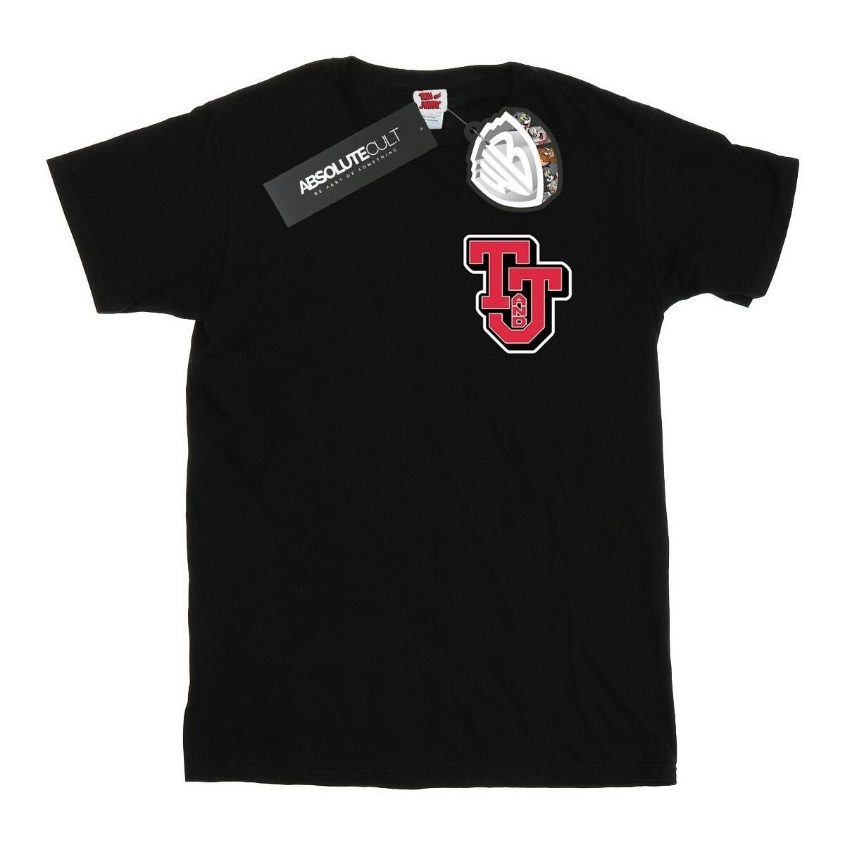 Vêtements Homme T-shirts manches longues Dessins Animés Collegiate Logo Noir