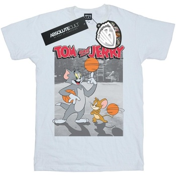 Vêtements Homme T-shirts manches longues Dessins Animés Basketball Buddies Blanc