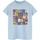 Vêtements Homme T-shirts manches longues Dessins Animés Grid Squares Bleu