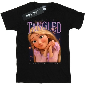 Vêtements Homme T-shirts manches longues Disney Tangled Rapunzel Montage Noir