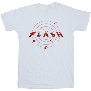 Vêtements Homme T-shirts manches longues Dc Comics The Flash Multiverse Rings Blanc