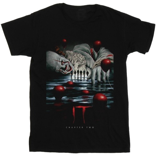 Vêtements Homme T-shirts manches longues It Chapter 2 Pennywise Balloon Poster Noir