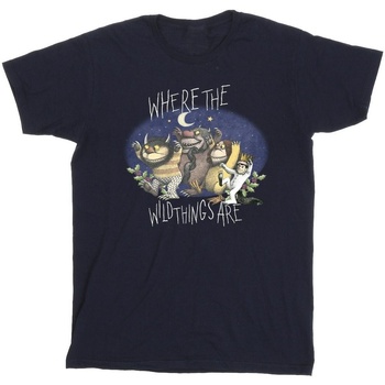 Vêtements Homme T-shirts manches longues Where The Wild Things Are Group Pose Bleu
