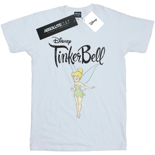 Vêtements Homme T-shirts manches longues Disney Tinker Bell Flying Tink Blanc