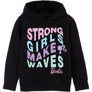 Vêtements Fille Sweats Dessins Animés Strong Girls Make Waves Noir
