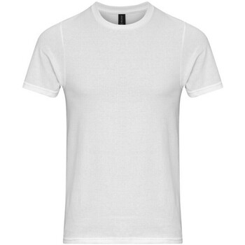 Vêtements Homme T-shirts manches longues Gildan Softstyle Blanc