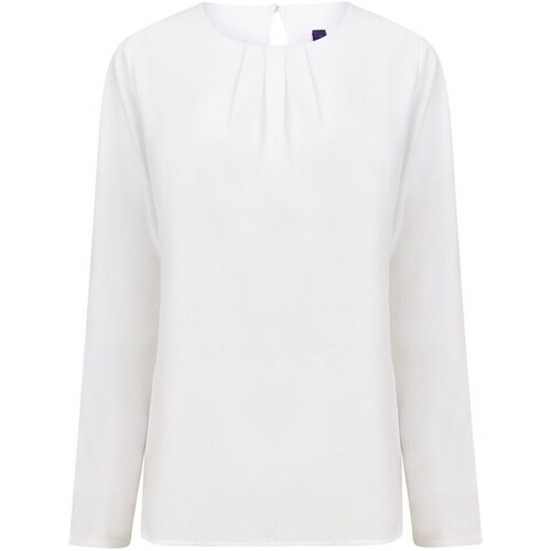 Vêtements Femme Chemises / Chemisiers Henbury HB598 Blanc