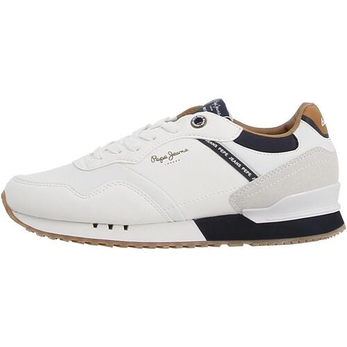 Chaussures Homme Baskets mode Pepe jeans London court m Blanc