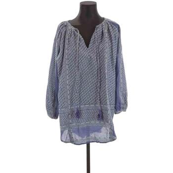 Vêtements Femme Corine De Farme Manoush Tunique en coton Bleu
