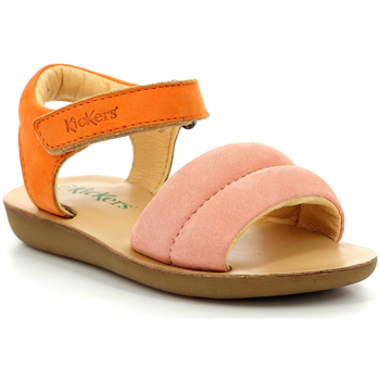Chaussures Fille Sandales et Nu-pieds Kickers Kickpuff Up Rose